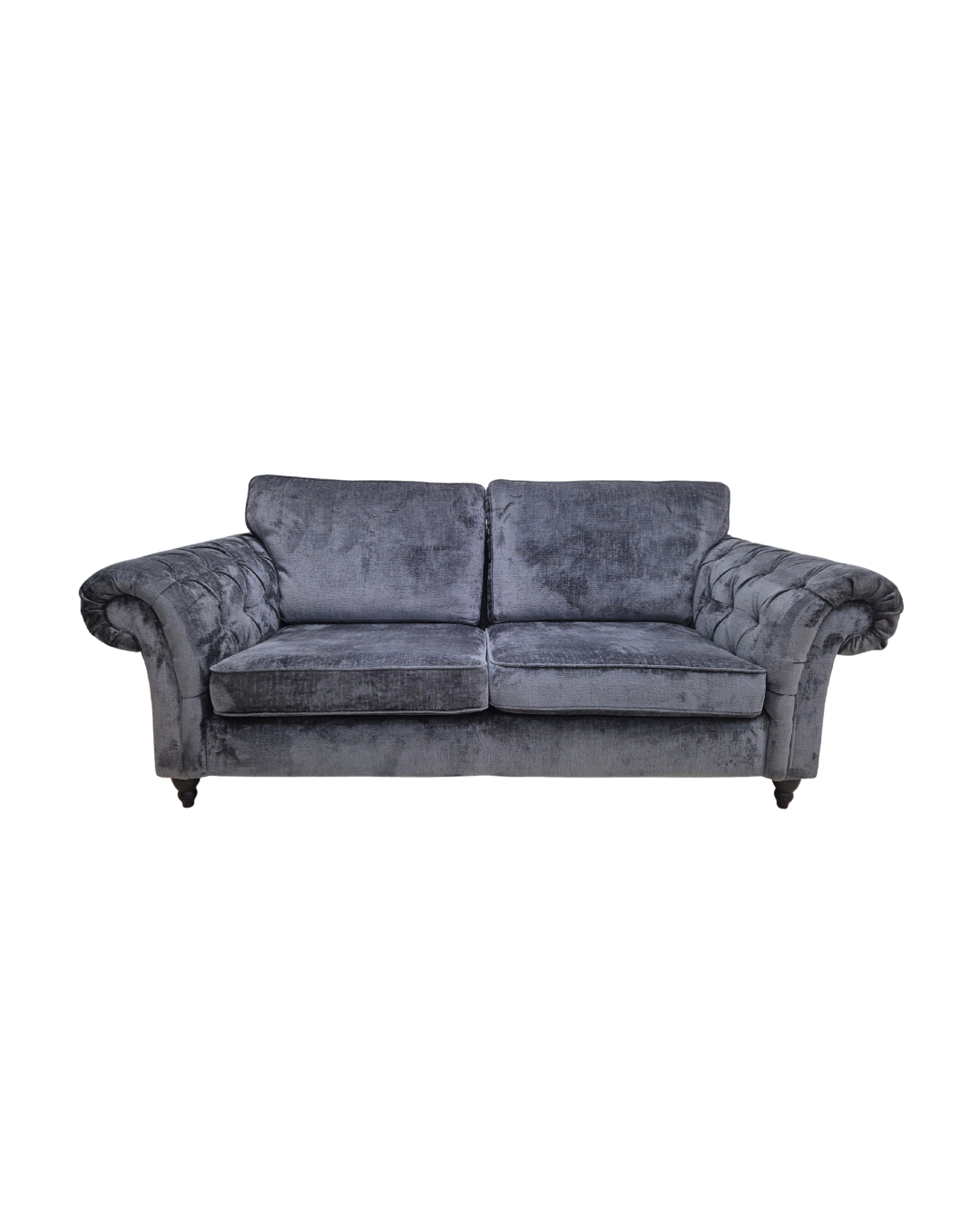 Next Gosford II Deep Sit Boucle Chenille Dark Slate Small 3 Seater