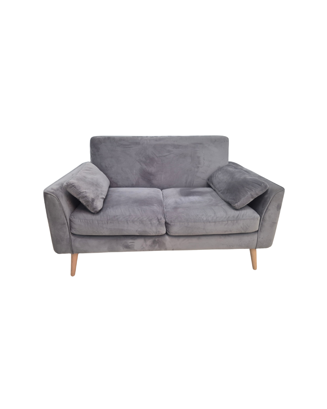 Next Mila Grey Velvet 2 seater