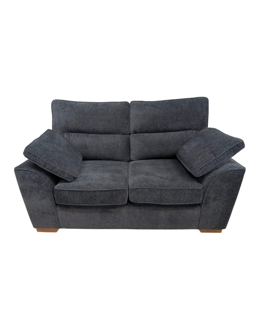 Next Stamford High Back Cotswold Chenille Dark Blue 2 Seater