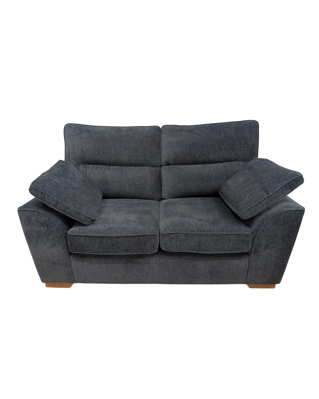 Next Stamford High Back Cotswold Chenille Dark Blue 2 Seater