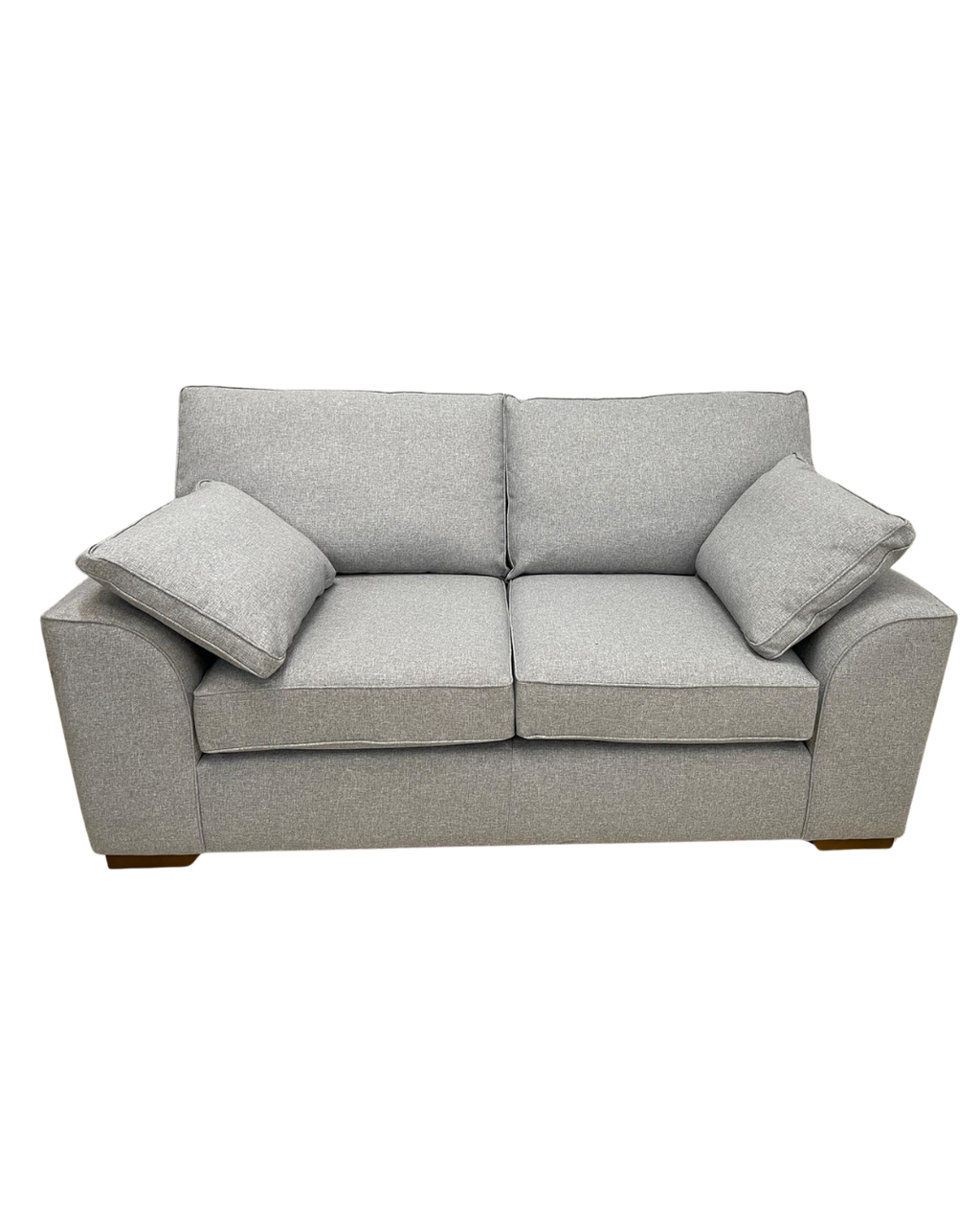 Next Stamford Tweedy Blend Light Silver 2 Seater