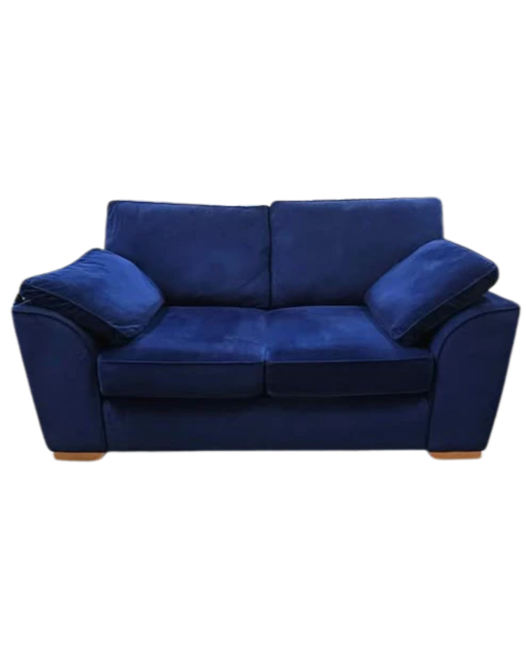 Next Stamford Blue Velvet Sofa