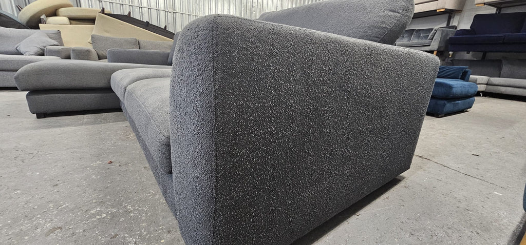 DFS Calix Charcoal Boucle Large Right-Hand Facing Sofa