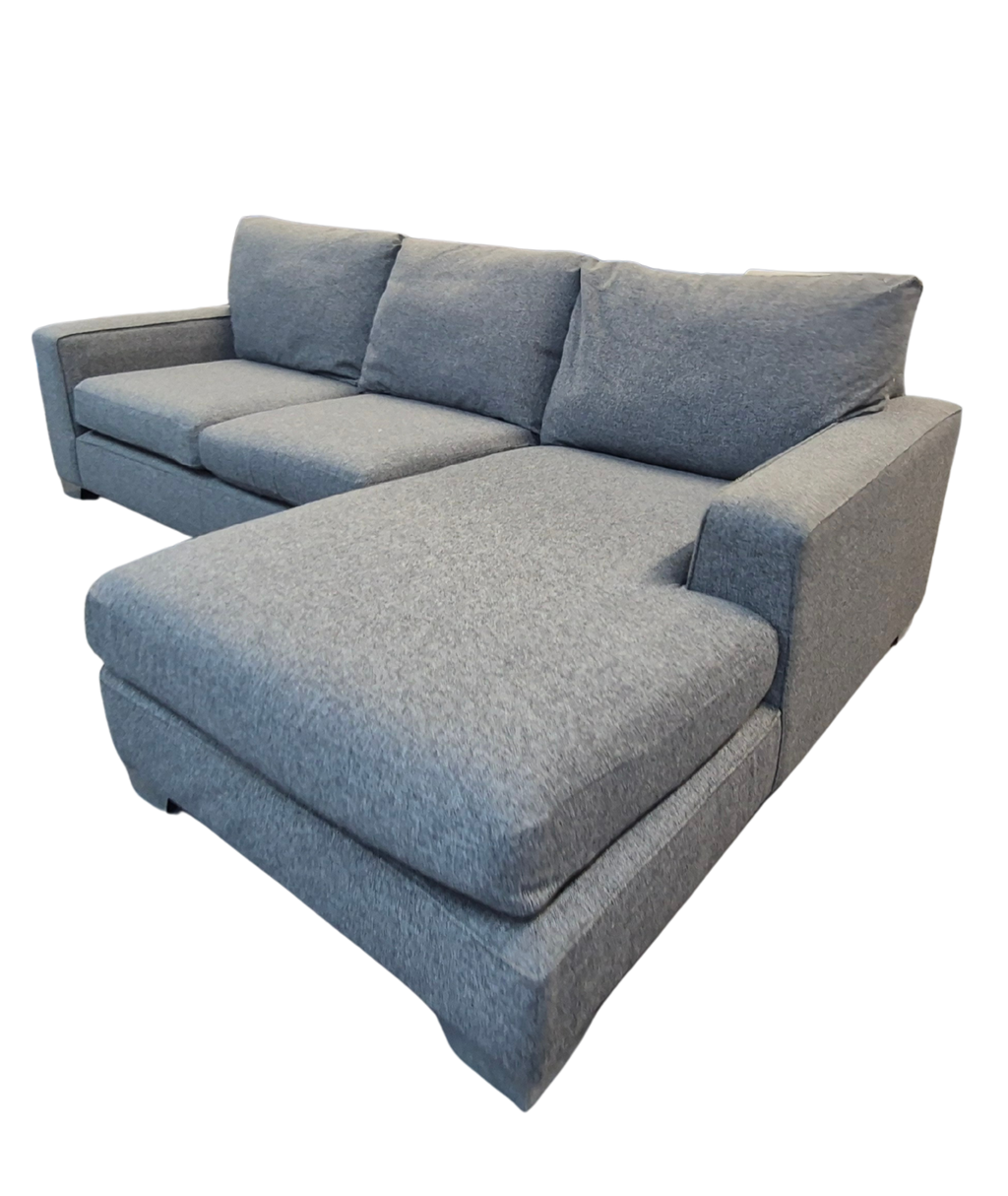 Next Sonoma Mid Grey Right-Hand Facing Chaise Sofa