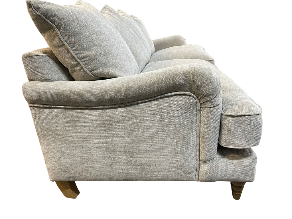 Oak Furniture Land Eloise Pillow Back Natural Marlan 4 Seater Sofa