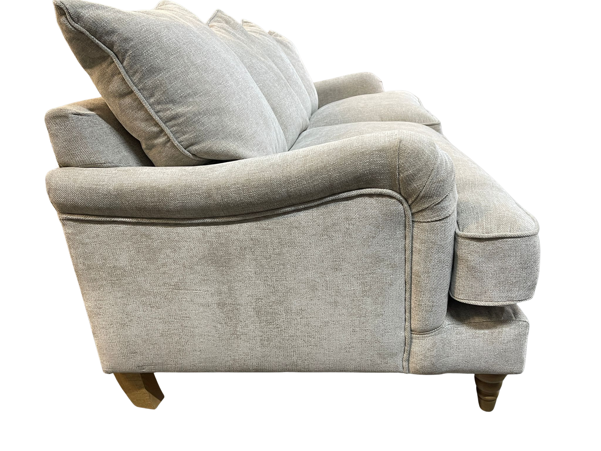 Oak Furniture Land Eloise Pillow Back Natural Marlan 4 Seater Sofa