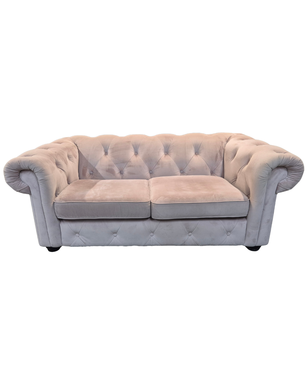 DFS Belair Blush Sensual Velvet 2 Seater