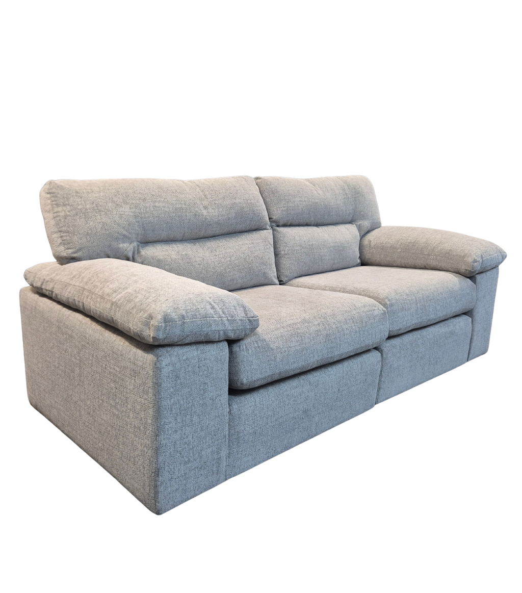 Oak Furniture Land Morgan Santos Silver 2 Seater