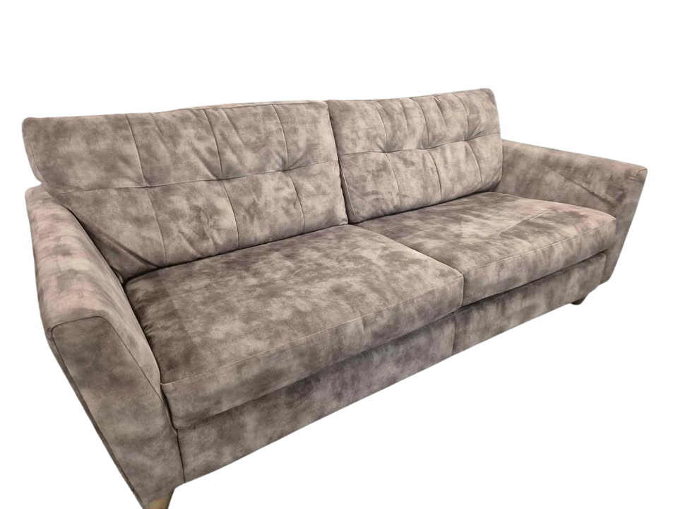 DFS New Studio Velvet Espresso 3 Seater Electric Recliner Sofa