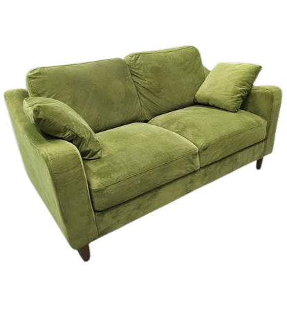 Moss Green Velvet Sofa