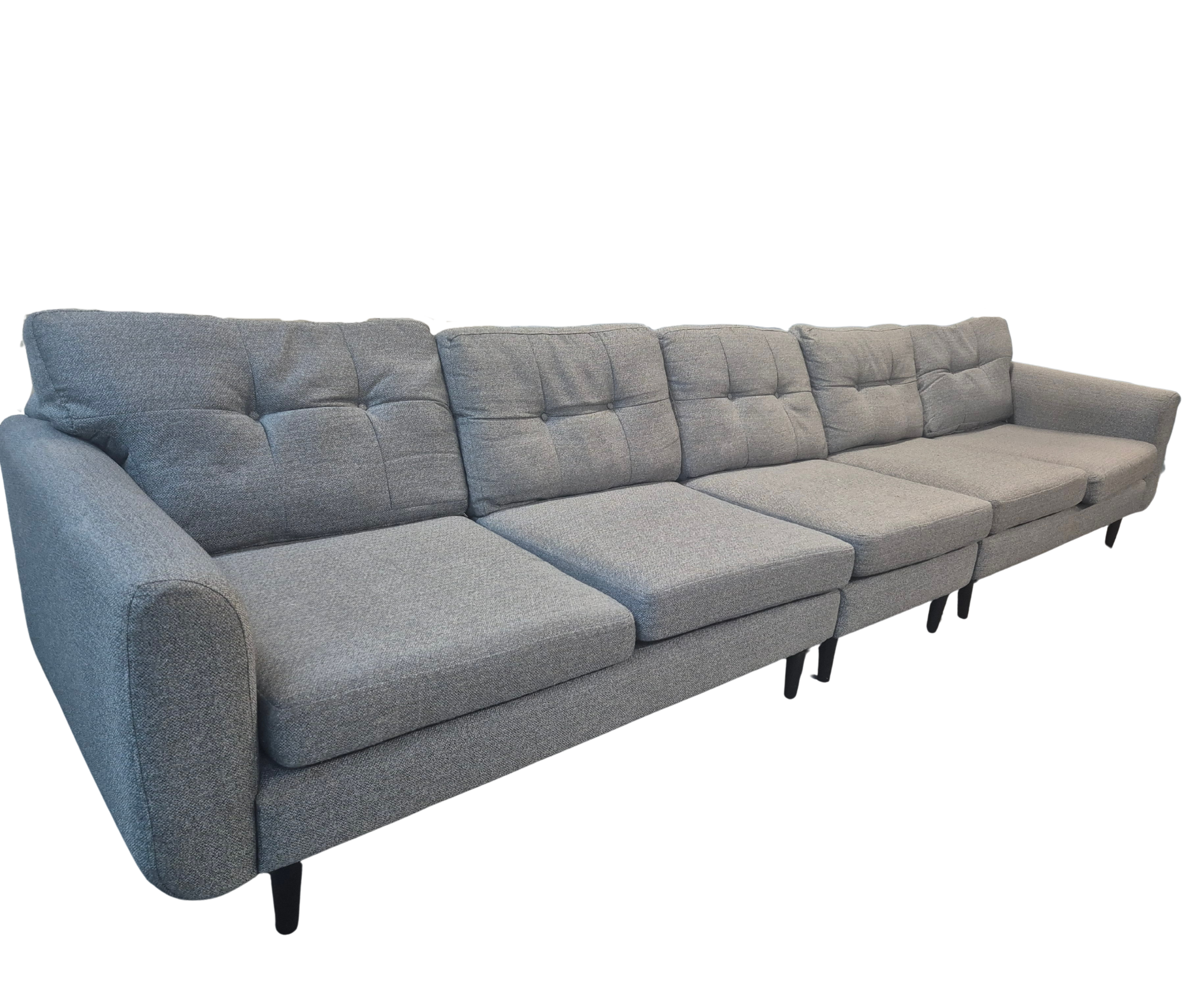 Grey DFS Large Modular French Connection Sofa