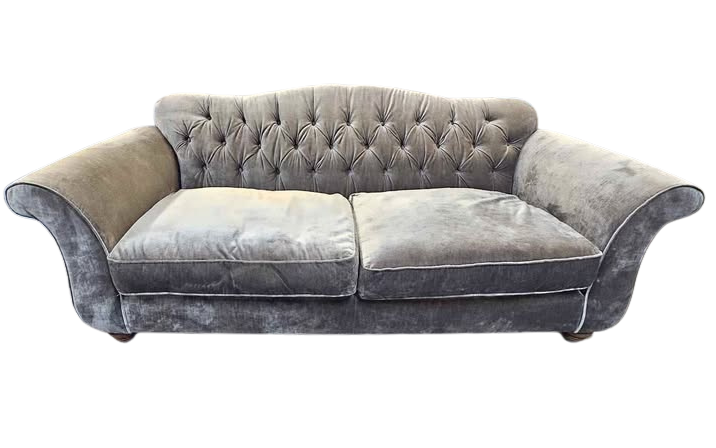Chesterfield Crushed Velvet Style 3-Seater