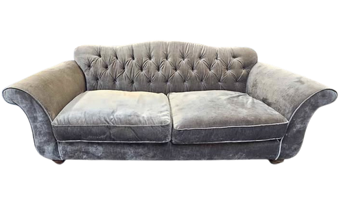 Chesterfield Crushed Velvet Style 3-Seater