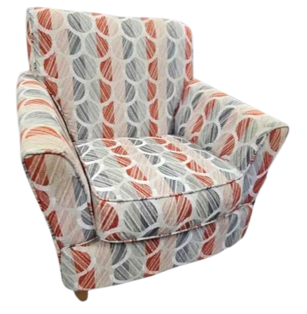 Designer Patterned Armchair/Accent Chair