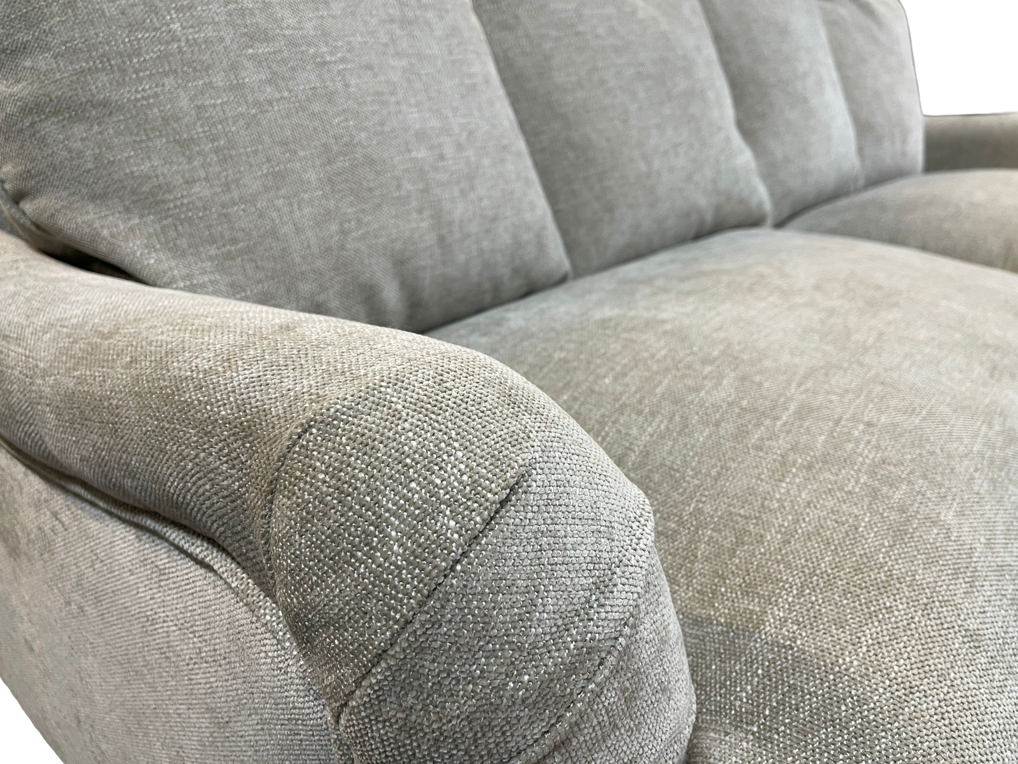 Oak Furniture Land Eloise Pillow Back Natural Marlan 4 Seater Sofa