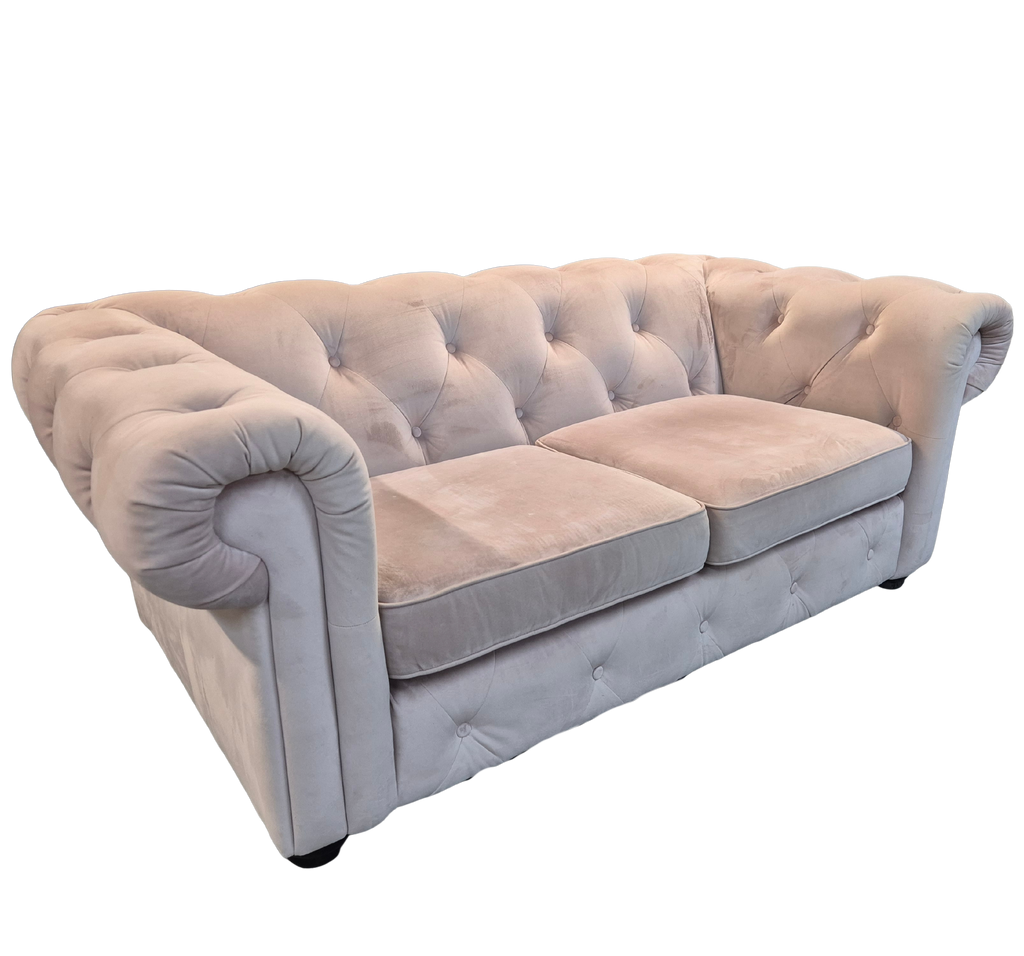DFS Belair Blush Sensual Velvet 2 Seater