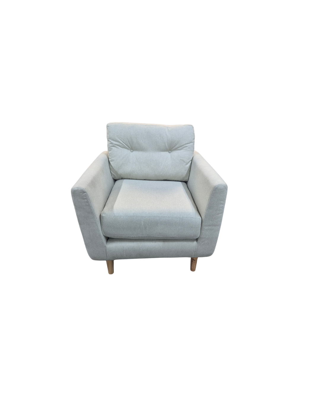 Oak Furnitureland Evie Rosa Sand Fabric Armchair
