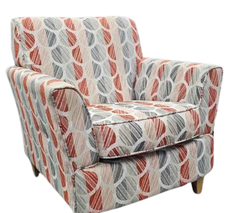 Designer Patterned Armchair/Accent Chair