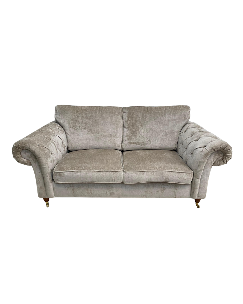 Next Gosford High Back 3 Seater Cotswold Chenille Light Natural