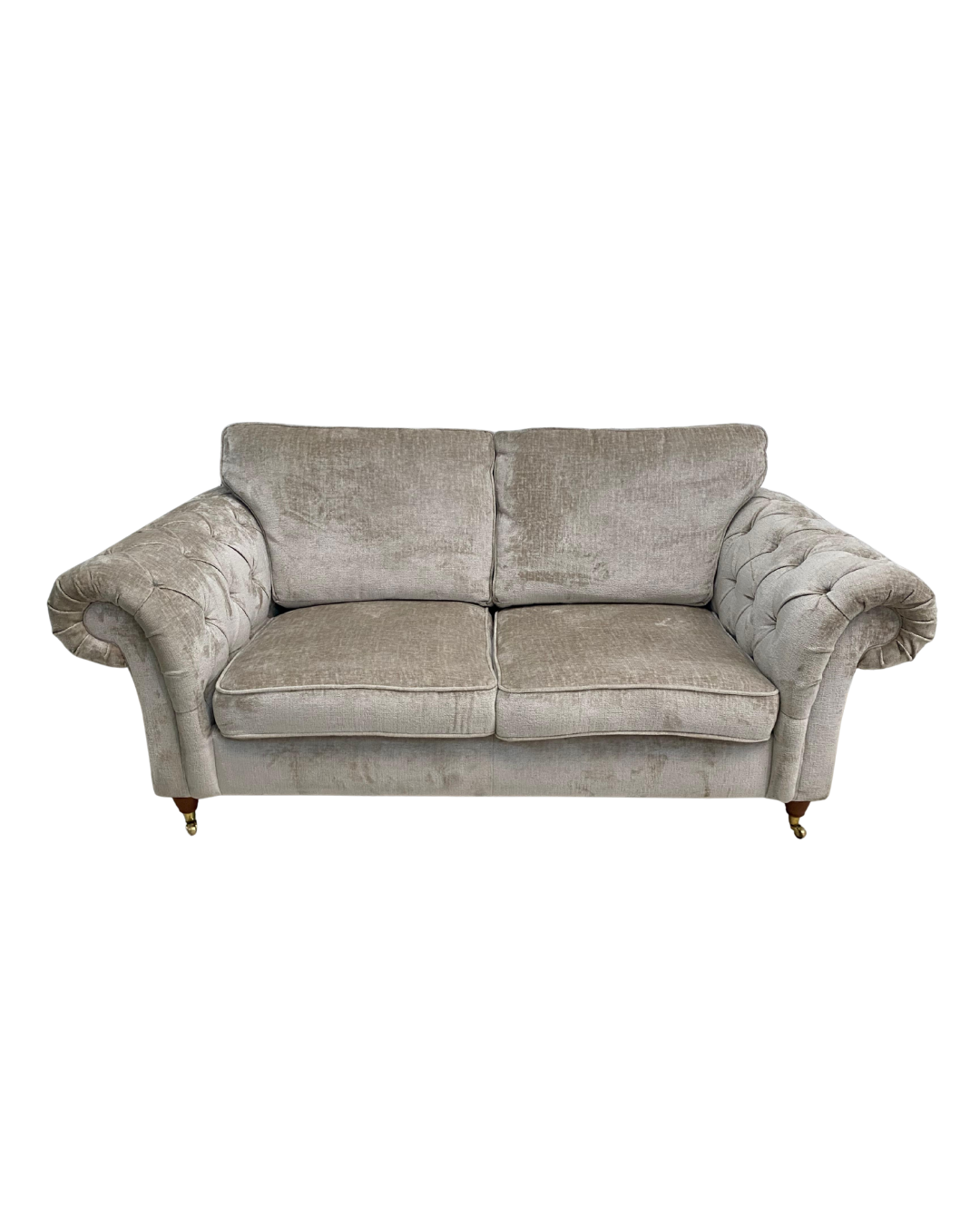Next Gosford High Back 3 Seater Cotswold Chenille Light Natural