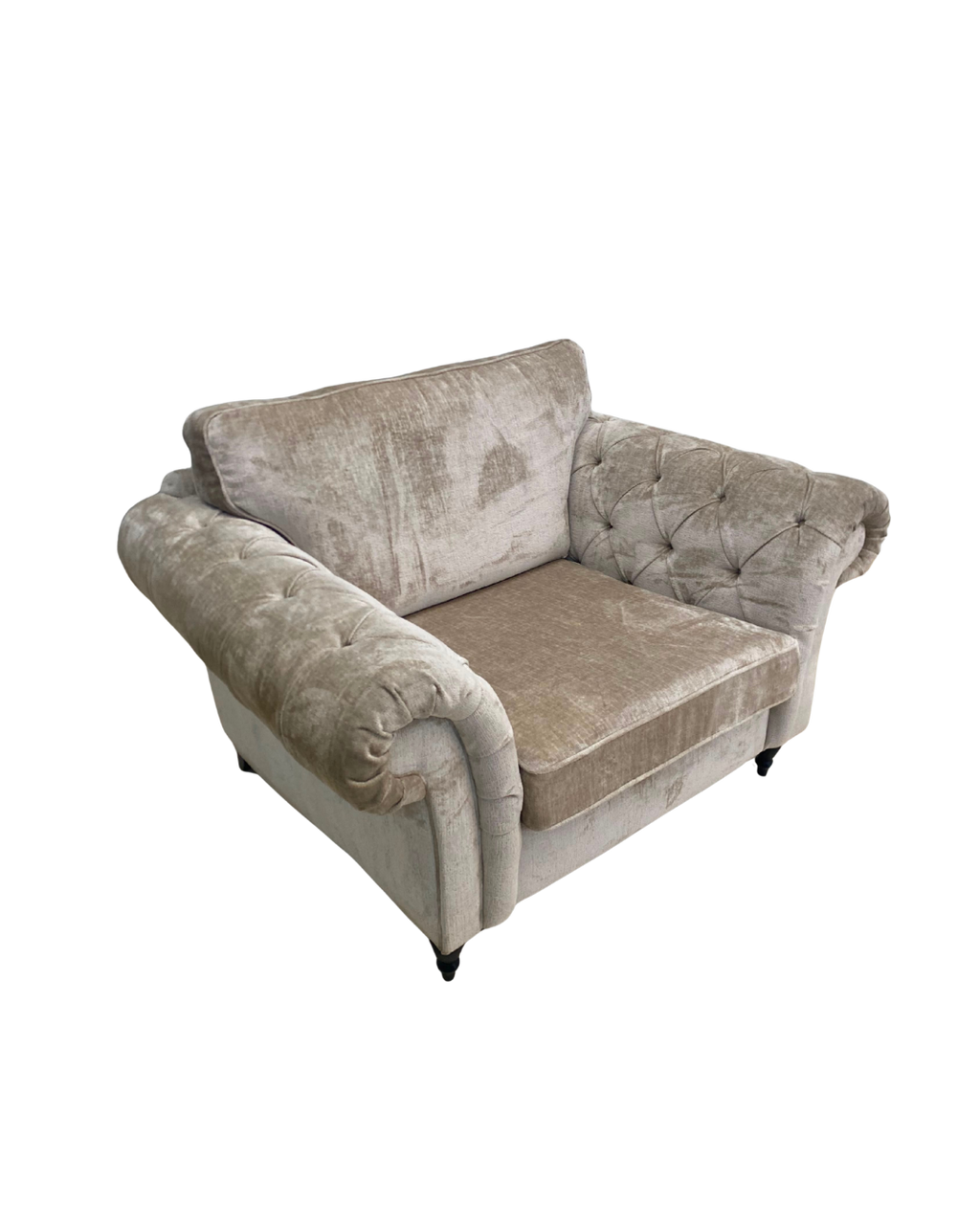 Next Gosford High Back Cuddle Cotswold Chenille Light Natural