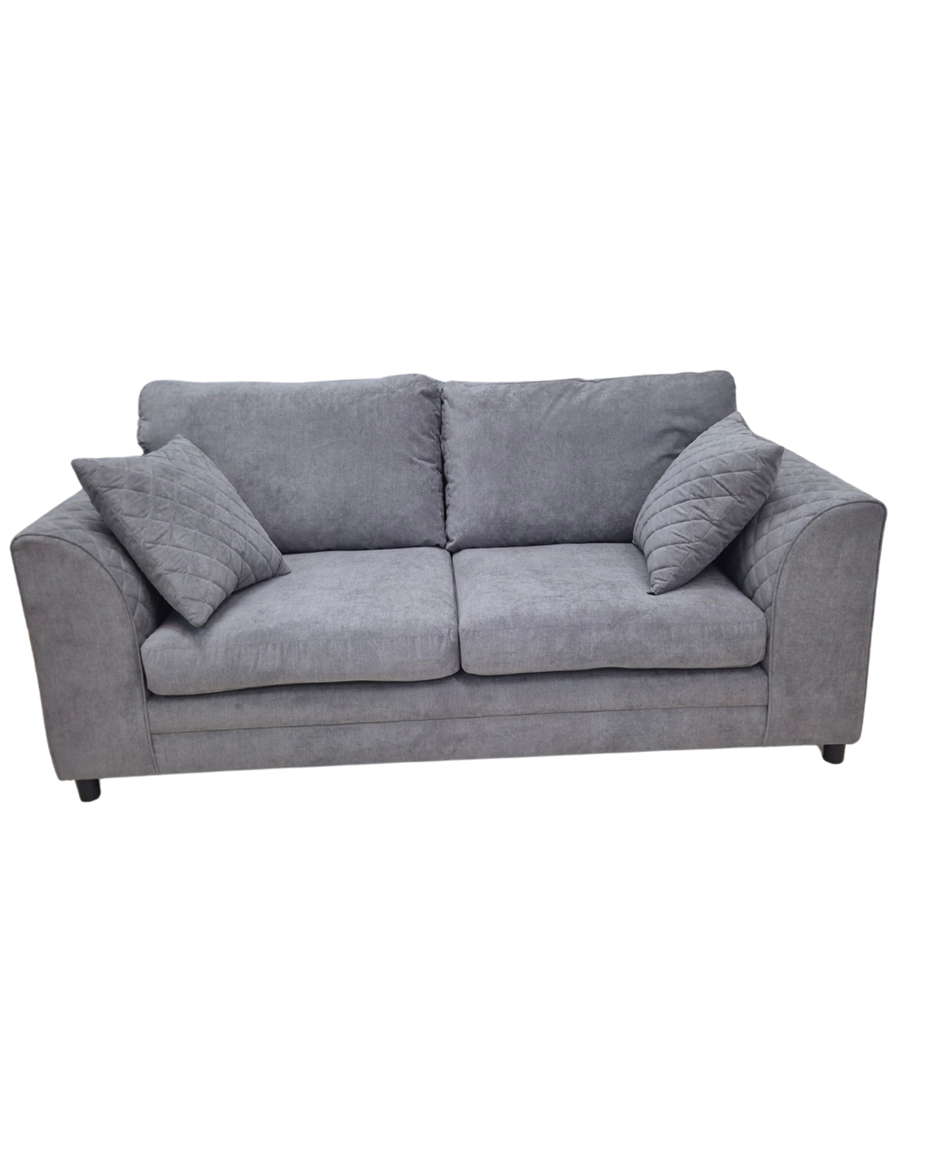 Grey Chenille 3 Seater
