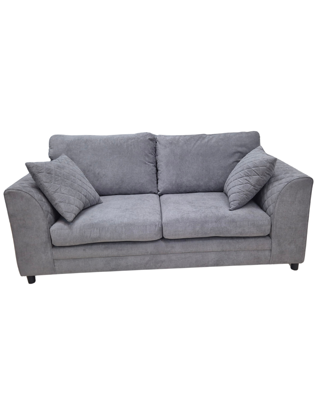 Grey Chenille 3 Seater