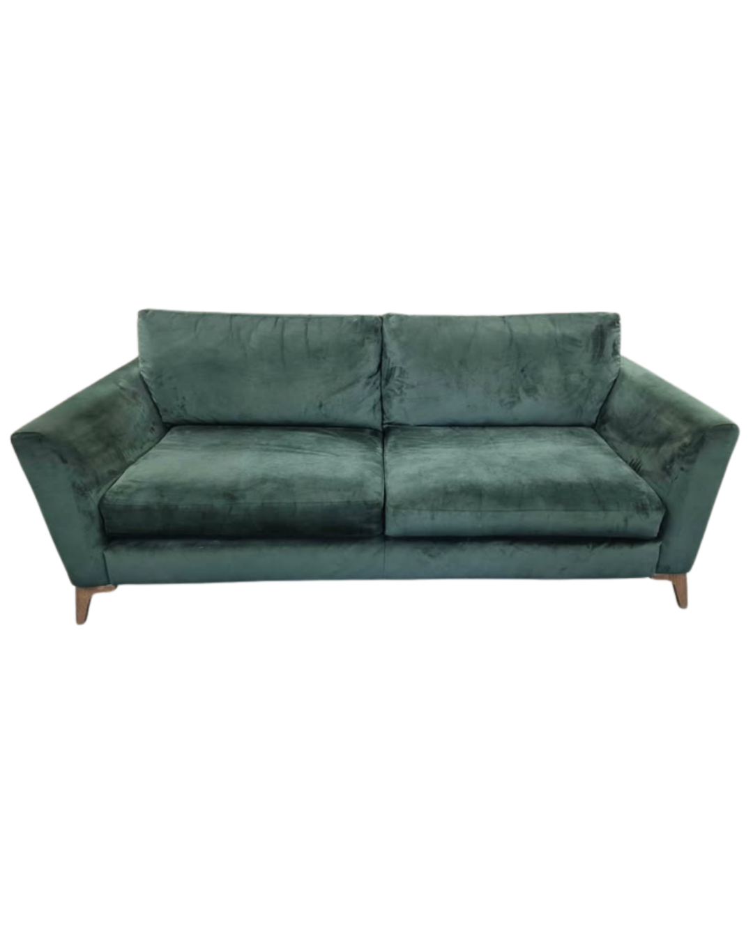 DFS Libby Green Velvet 3-Seater Sofa