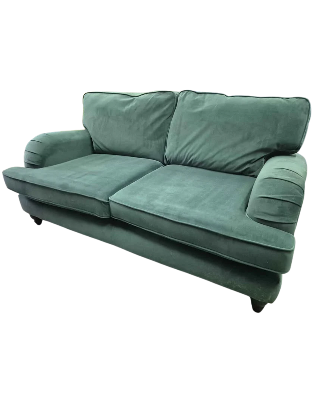 Next Lilly Green Velvet  Sofa