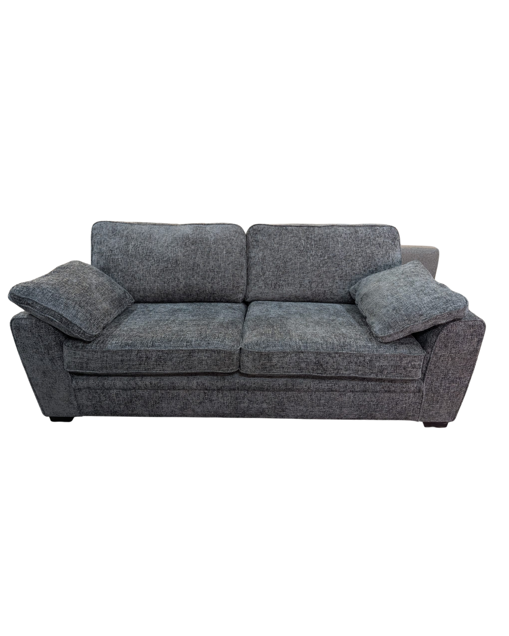 Oak Furniture Land Melbourne Slate Enzo 4 Seater