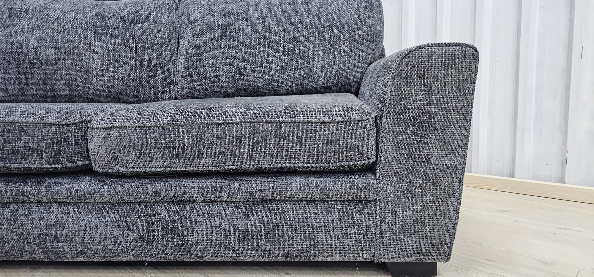 Oak Furniture Land Melbourne Slate Enzo 3 Seater