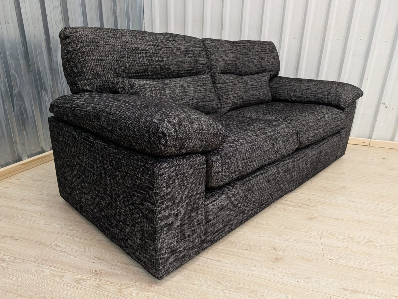 Oak Furniture Land Morgan Cupid Charcoal 2 Seater