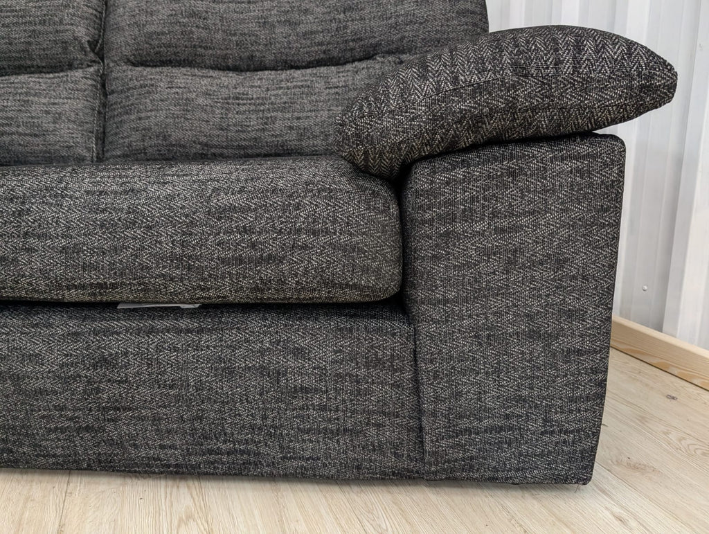 Oak Furniture Land Morgan Cupid Charcoal 2 Seater