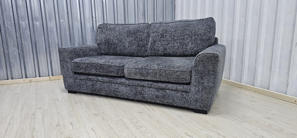 Oak Furniture Land Melbourne Slate Enzo 3 Seater