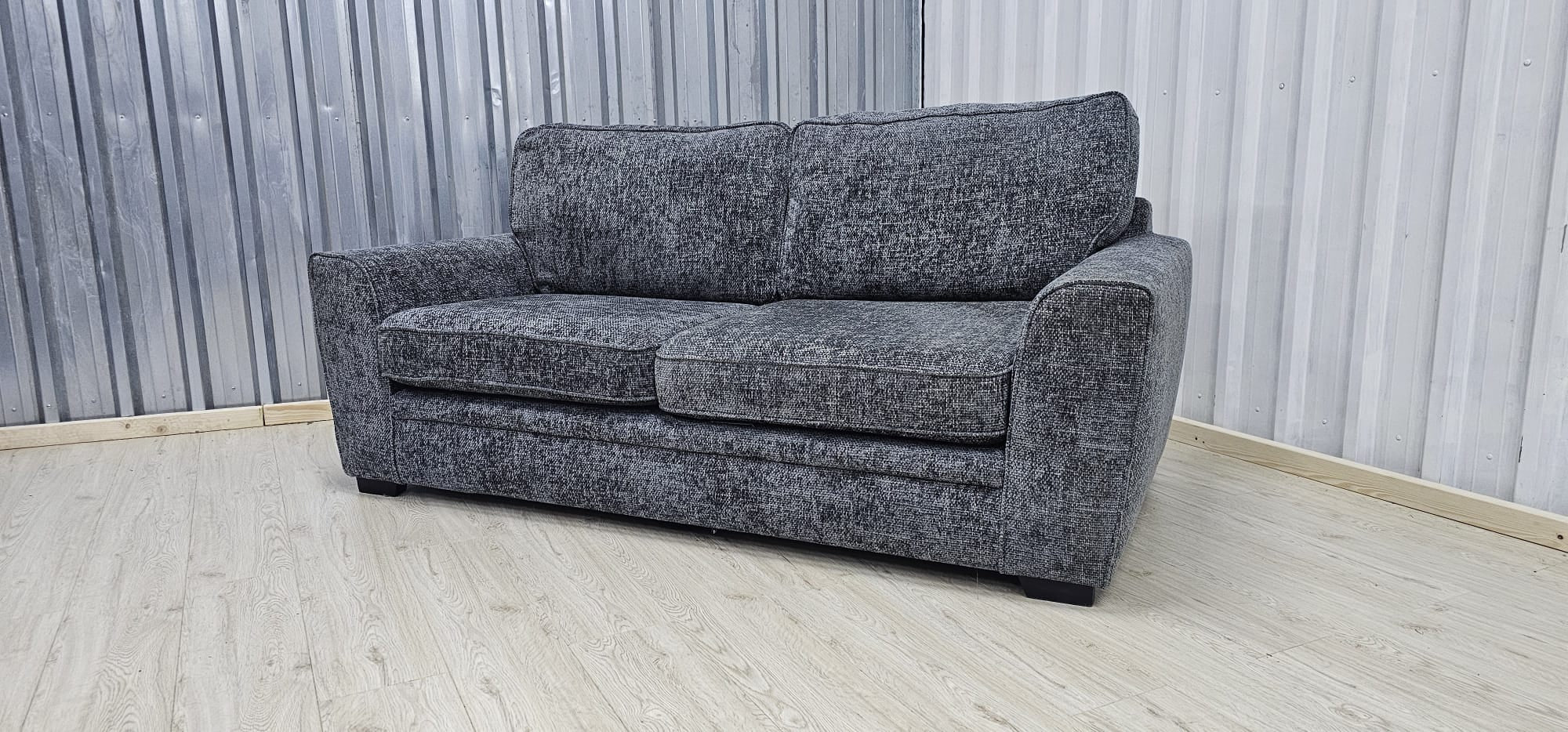 Oak Furniture Land Melbourne Slate Enzo 3 Seater