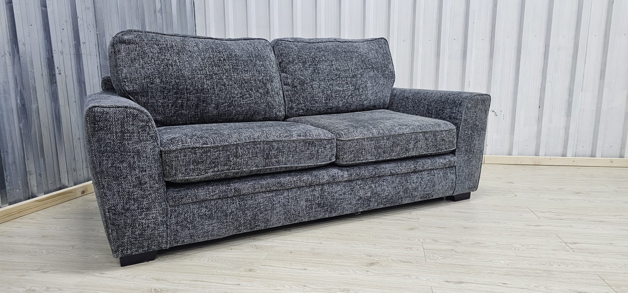 Oak Furniture Land Melbourne Slate Enzo 3 Seater