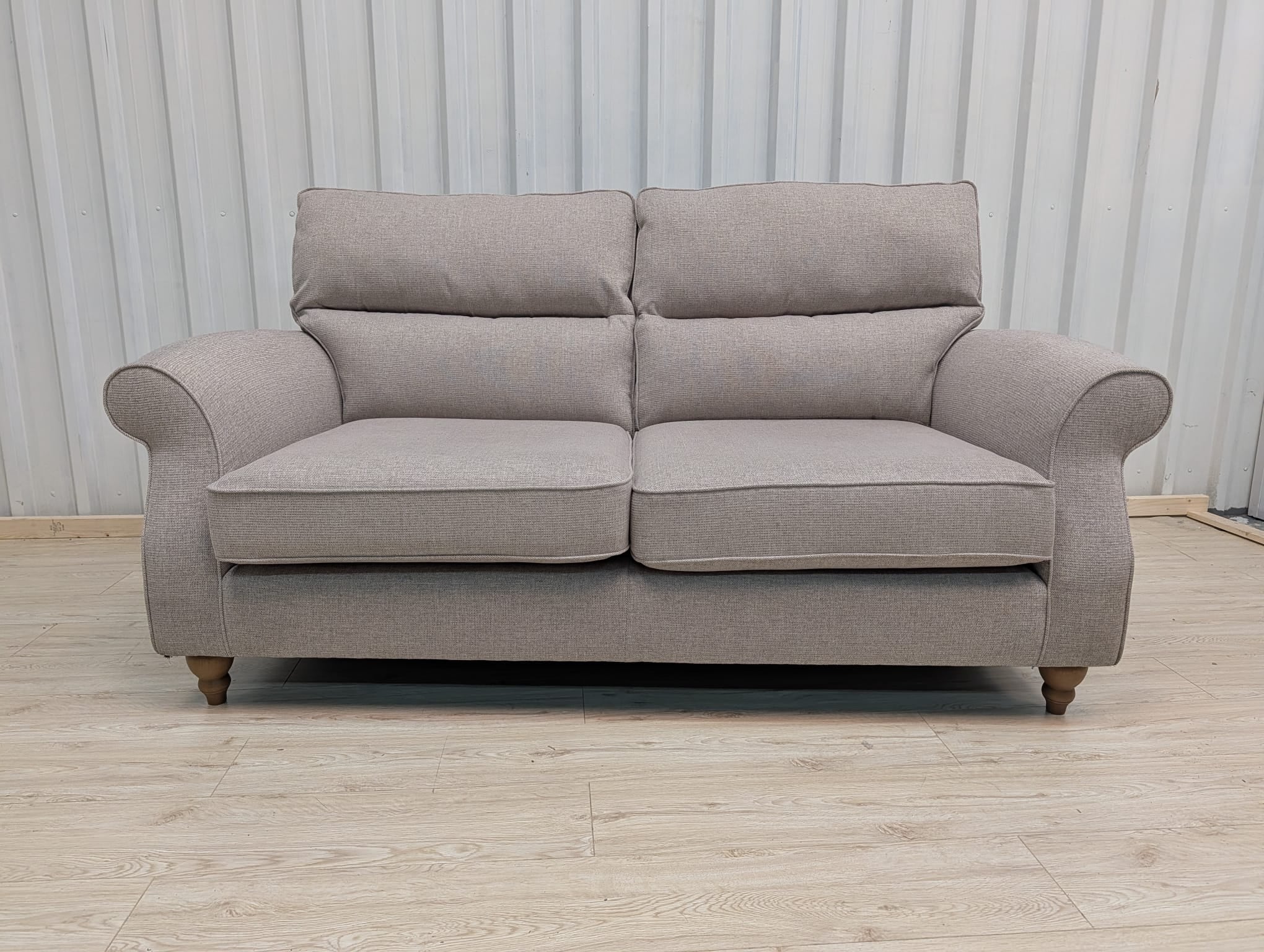 Next Ashford Highback Chunky Weave Mid Natural 2 Seater