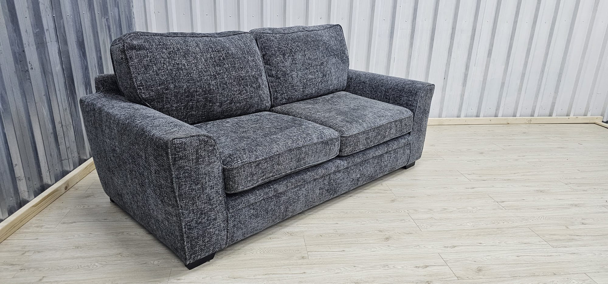 Oak Furniture Land Melbourne Slate Enzo 3 Seater