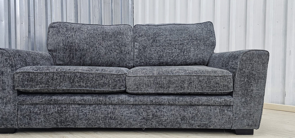 Oak Furniture Land Melbourne Slate Enzo 3 Seater