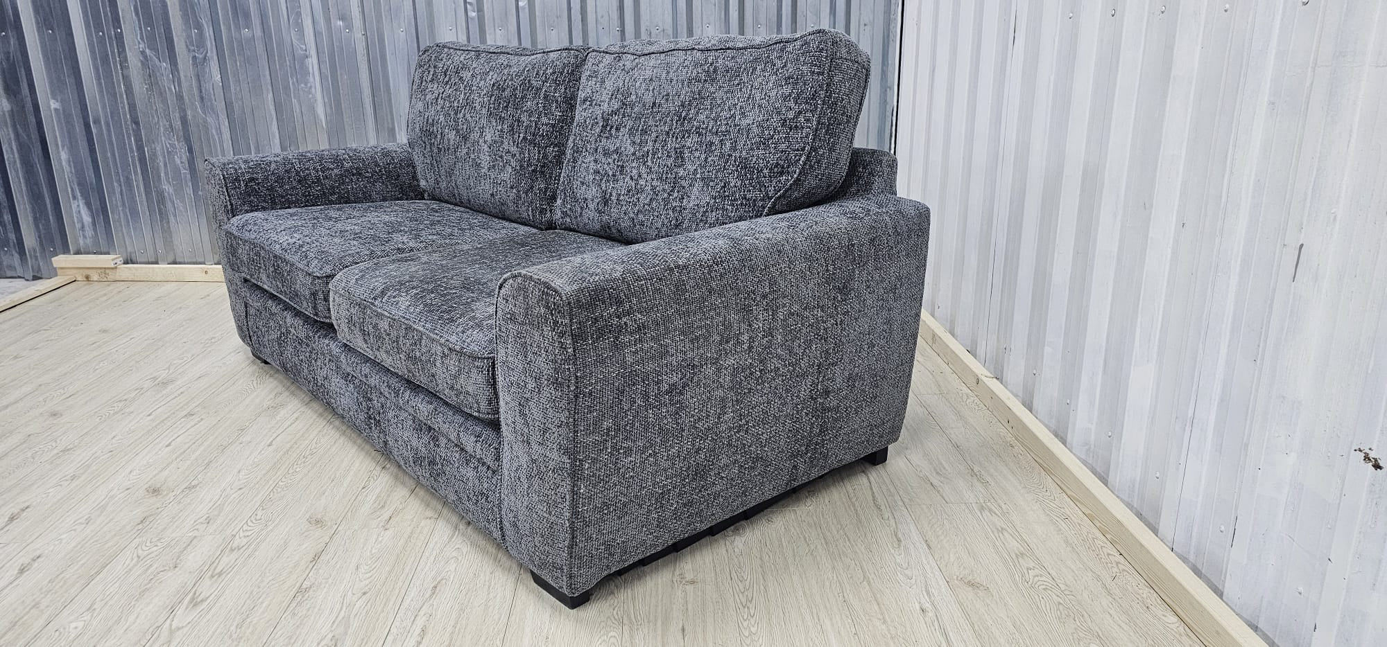 Oak Furniture Land Melbourne Slate Enzo 3 Seater