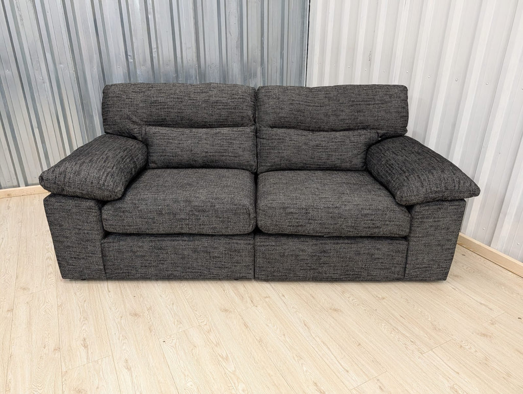 Oak Furniture Land Morgan Cupid Charcoal 2 Seater