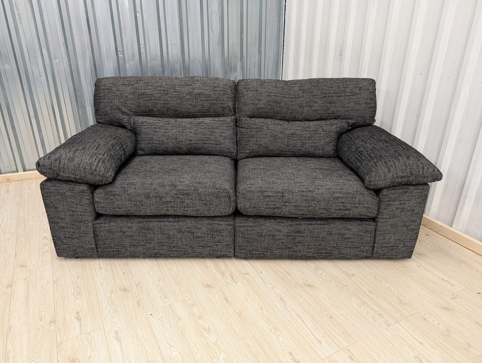 Oak Furniture Land Morgan Cupid Charcoal 2 Seater