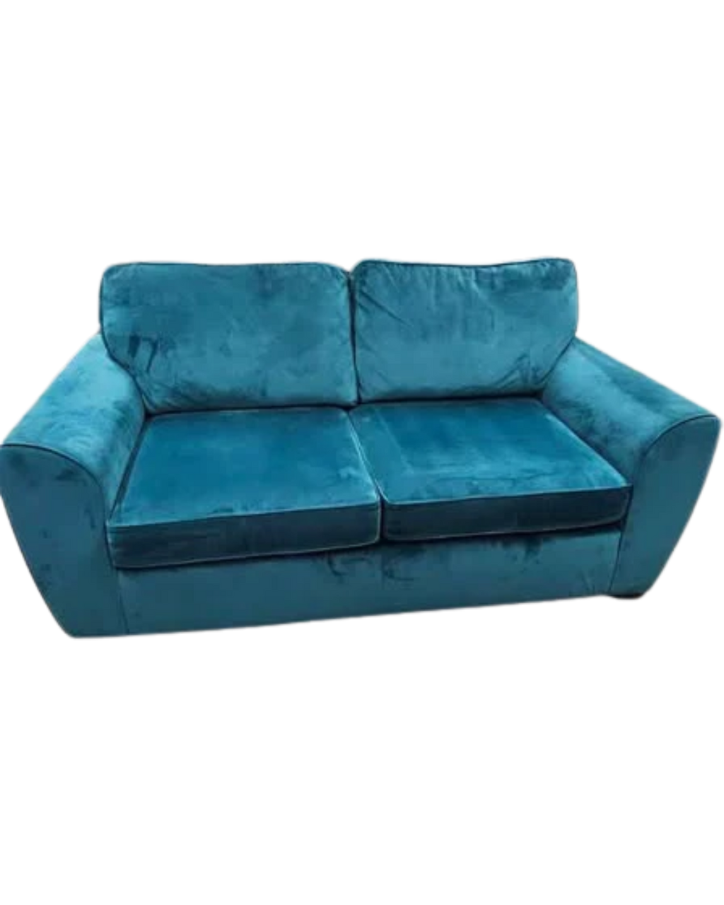 Teal Velvet DFS Orka 2 Seater