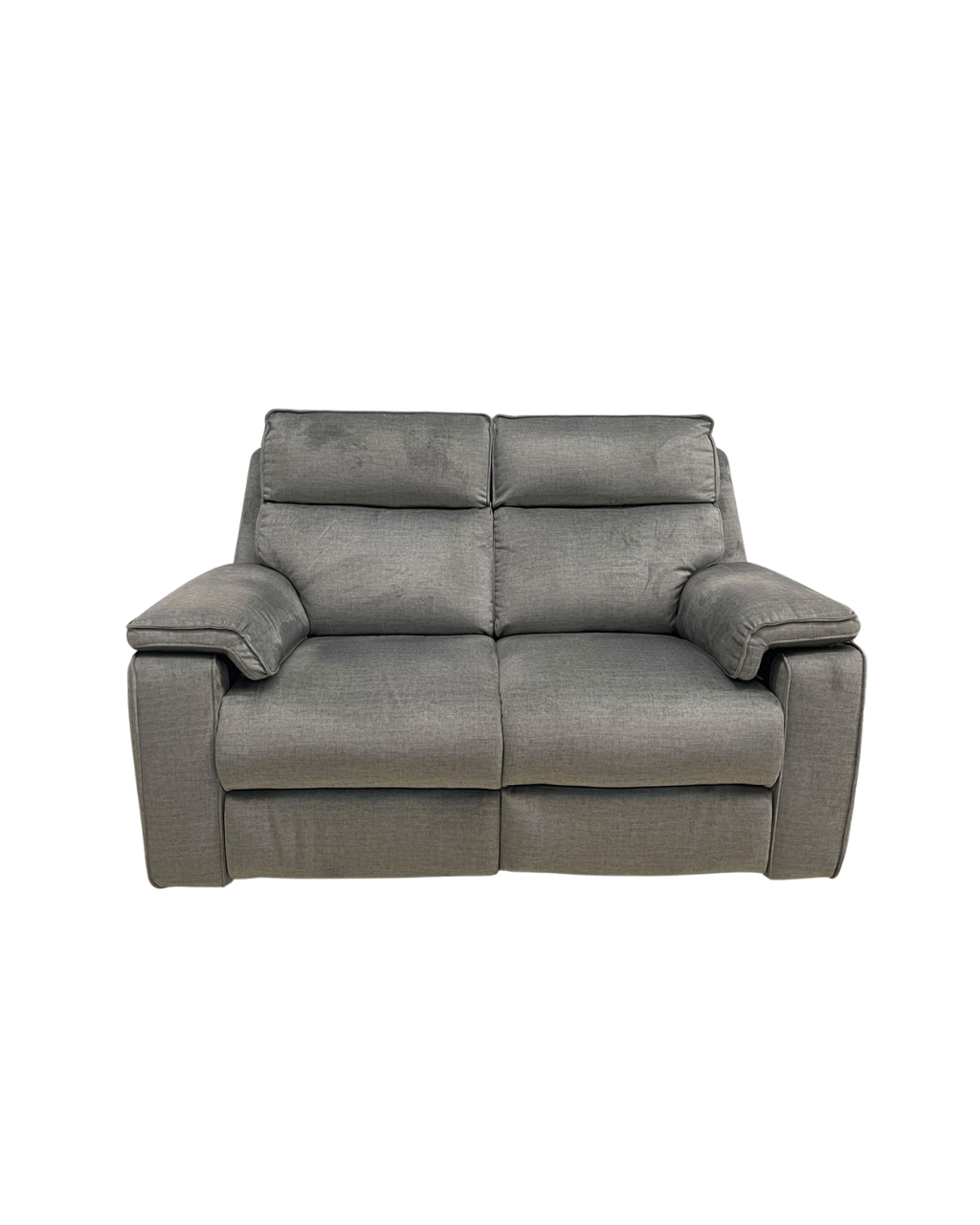 Oak Furniture Land Plush Silver Selby 2 Seater Electric Recliner