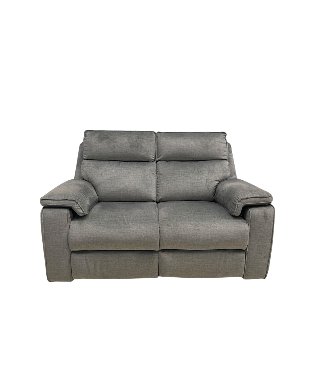 Oak Furniture Land Plush Silver Selby 2 Seater Electric Recliner