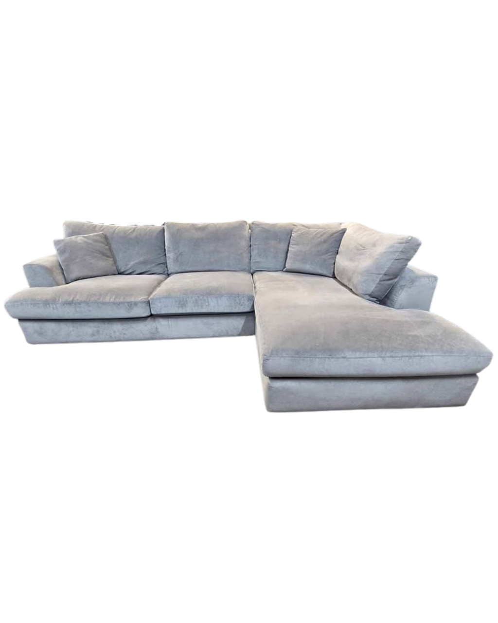 Next Stratus Silver Right-Hand-Facing Corner Sofa