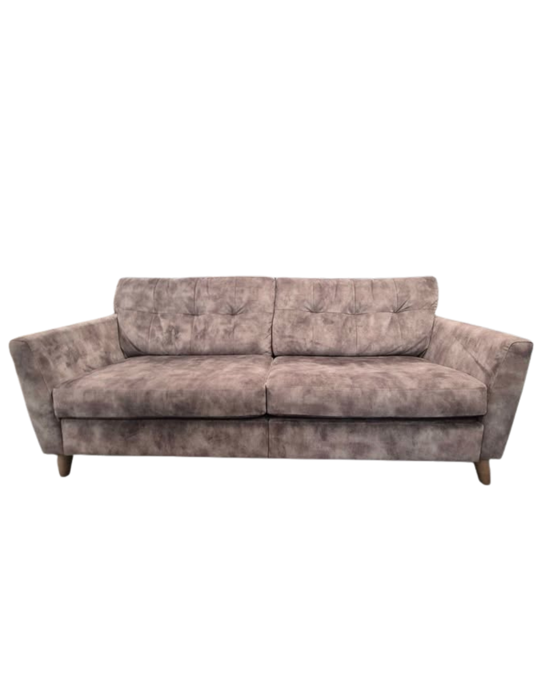 DFS New Studio Velvet Espresso 3 Seater Electric Recliner Sofa